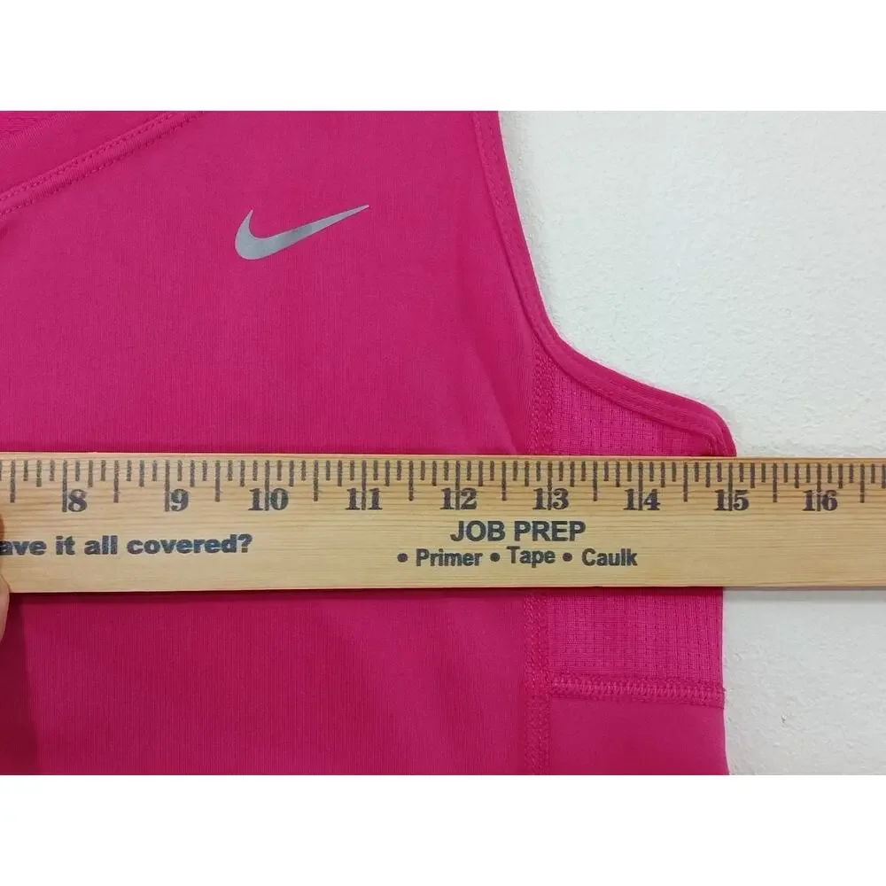 Nike Dri-Fit Women's Running Tank Top Bright Pink Size Small